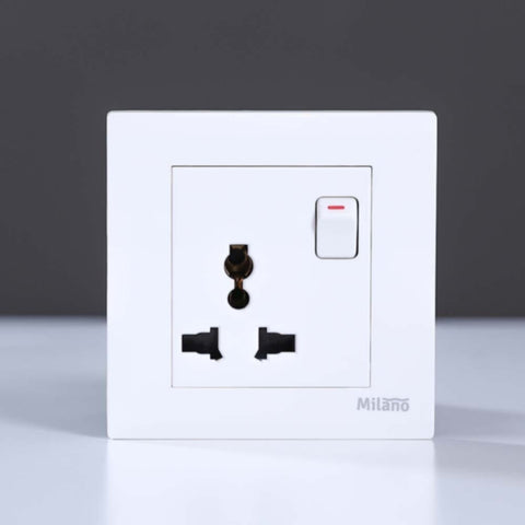 MILANO | 16A Universal Switched Socket Mpw | 210100300314