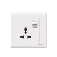 MILANO | 16A Universal Switched Socket Mpw | 210100300314