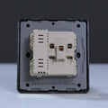 MILANO | 16A Universal Socket(2Pin+3Pin) With 2.1A U-Silver | 210100300319