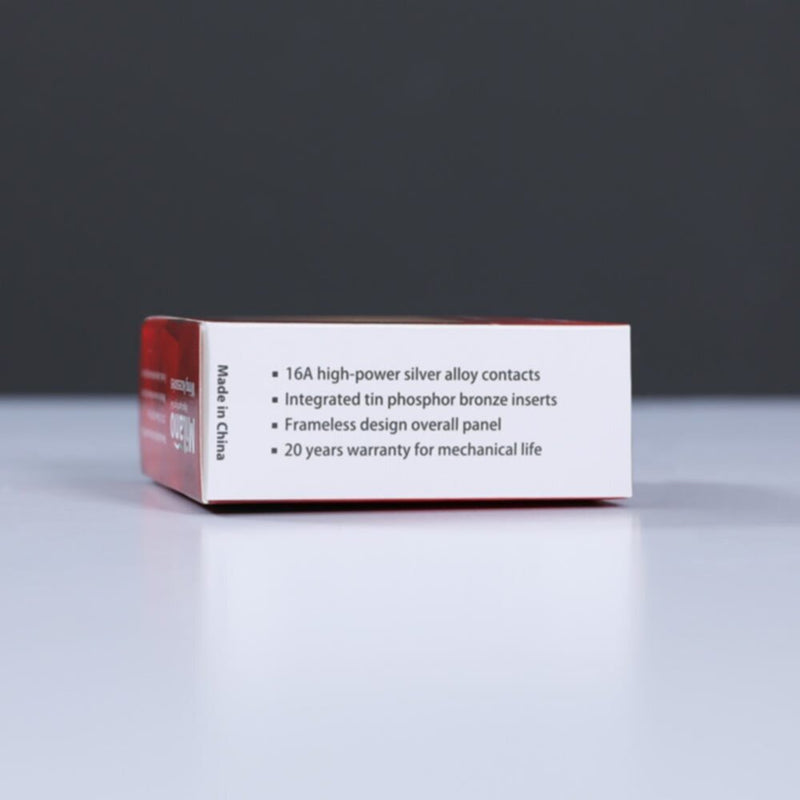 MILANO | 10A 4 Gang 1 Way Switch Gd Ps | 210100300333