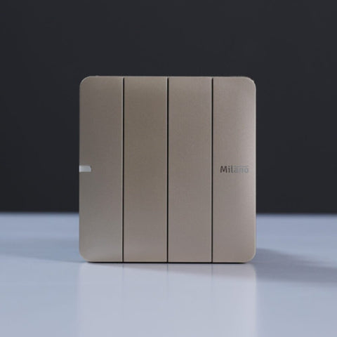 MILANO | 10A 4 Gang 2 Way Switch Gd Ps | 210100300334