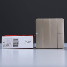 MILANO | 10A 4 Gang 2 Way Switch Gd Ps | 210100300334