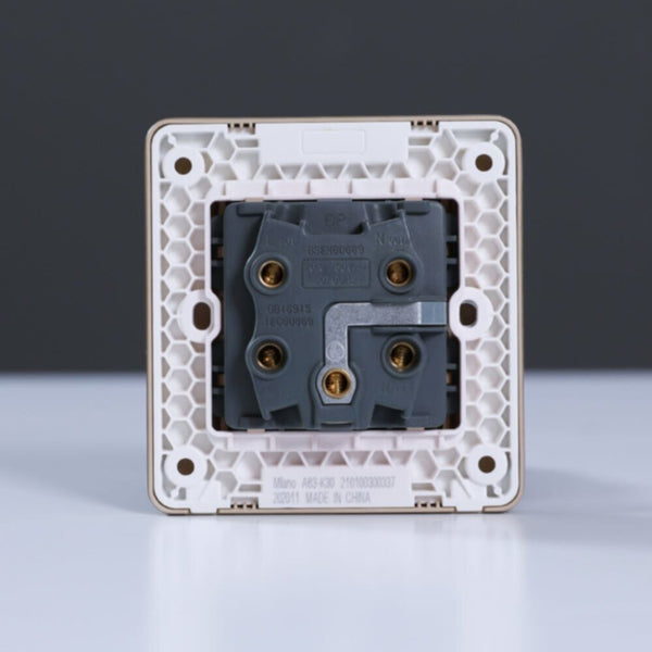 MILANO | 20A Dp Switch With Neon Gd Ps | 210100300337