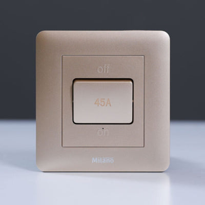 MILANO | 45A Dp Switch With Led Indicator Gd Ps | 210100300338