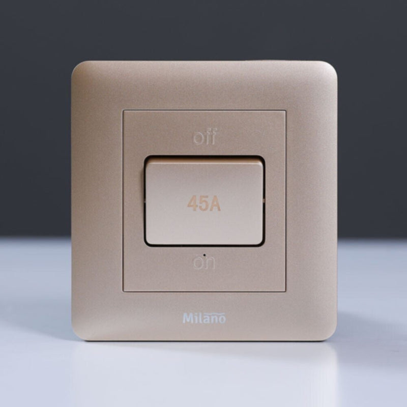 MILANO | 45A Dp Switch With Led Indicator Gd Ps | 210100300338