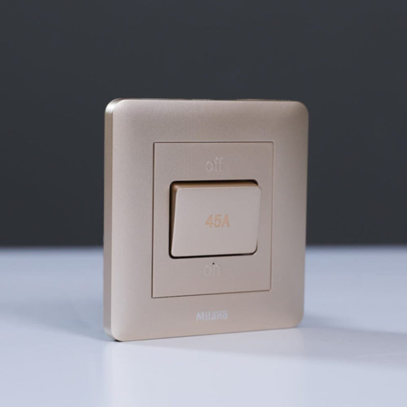 MILANO | 45A Dp Switch With Led Indicator Gd Ps | 210100300338