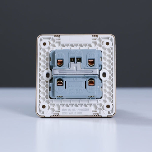 MILANO | 45A Dp Switch With Led Indicator Gd Ps | 210100300338