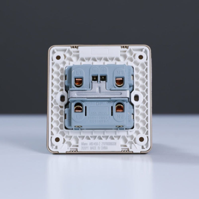 MILANO | 45A Dp Switch With Led Indicator Gd Ps | 210100300338
