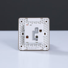 MILANO | 13A Single Switched Socket With Led Indicator-Gold | 210100300341