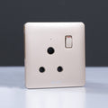 MILANO | 15A 3 Round Pin Switched Socket Gd Ps | 210100300343