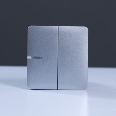 MILANO | 10A 2 Gang 2 Way Switch Sl Ps | 210100300360
