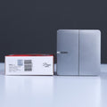 MILANO | 10A 2 Gang 2 Way Switch Sl Ps | 210100300360