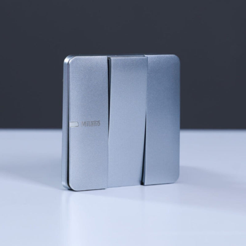 MILANO | 10A 3 Gang 1 Way Switch Sl Ps | 210100300361