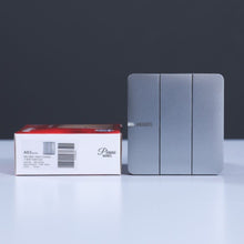 MILANO | 10A 3 Gang 1 Way Switch Sl Ps | 210100300361