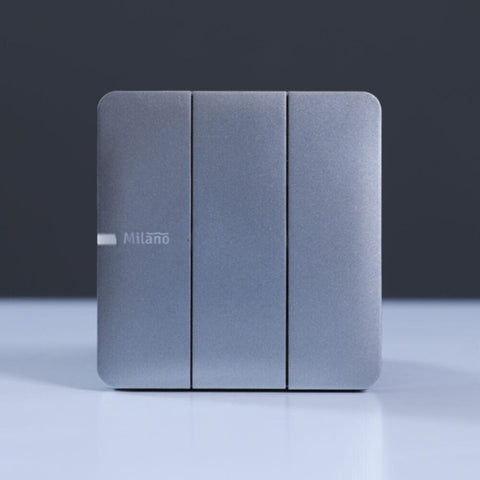 MILANO | 10A 3 Gang 2 Way Switch Sl Ps | 210100300362