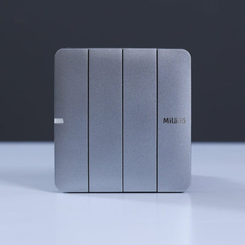 MILANO | 10A 4 Gang 2 Way Switch Sl Ps | 210100300364