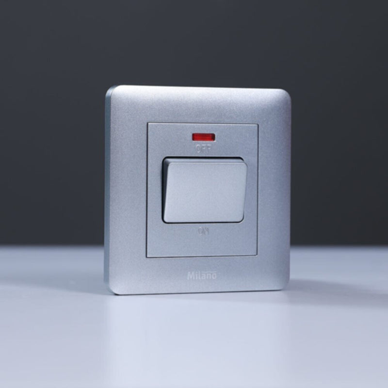 MILANO | 20A Dp Switch With Neon Sl Ps | 210100300367