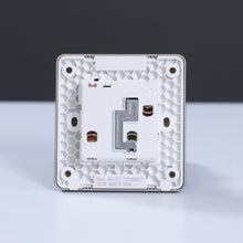 MILANO | 13A Single Switched Socket With Led Indicat-Silver | 210100300371
