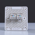 MILANO | Dual Computer Outlet Cat6 Wh Ps | 210100300383