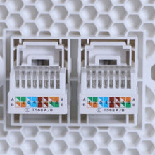 MILANO | Dual Computer Outlet Cat6 Wh Ps | 210100300383