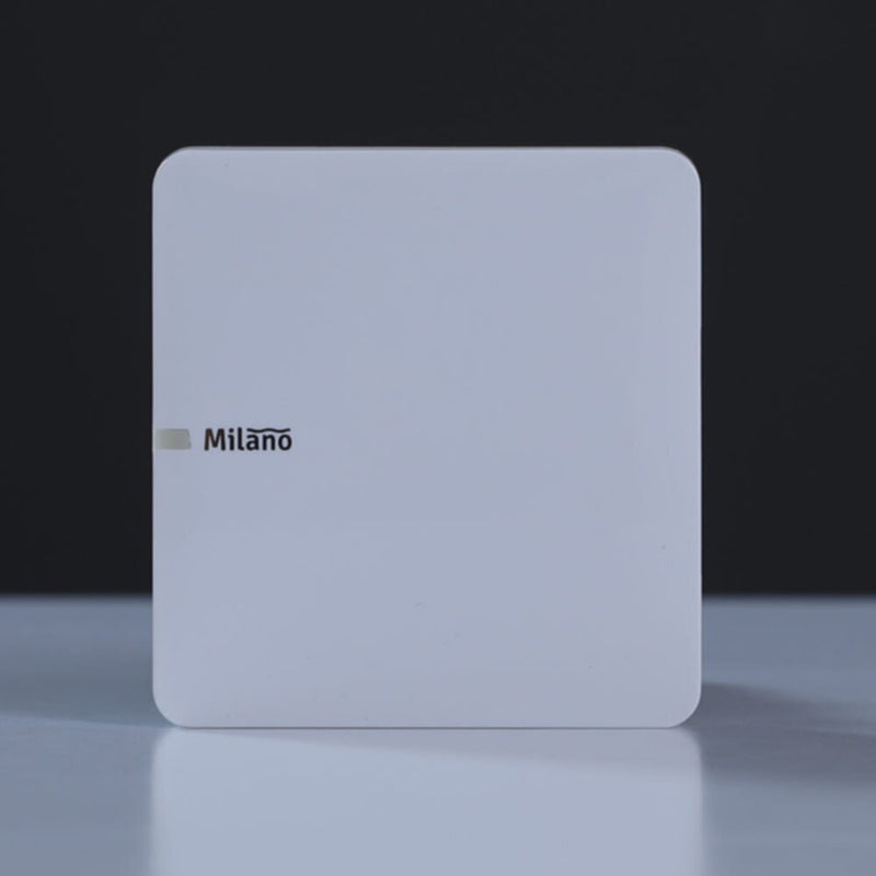 MILANO | 10A 1 Gang 1 Way Switch Wh Ps | 210100300387