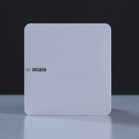 MILANO | 10A 1 Gang 1 Way Switch Wh Ps | 210100300387