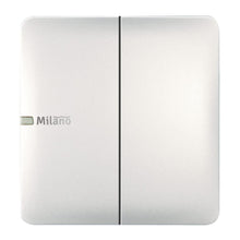 MILANO | 10A 2 Gang 1 Way Switch Wh Ps | 210100300389