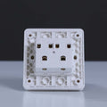 MILANO | 10A 4 Gang 1 Way Switch Wh Ps | 210100300393