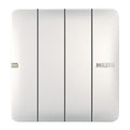 MILANO | 10A 4 Gang 1 Way Switch Wh Ps | 210100300393