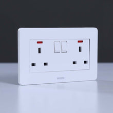 MILANO | 13A Twin Socket With Switch & Led Indicator-White | 210100300402