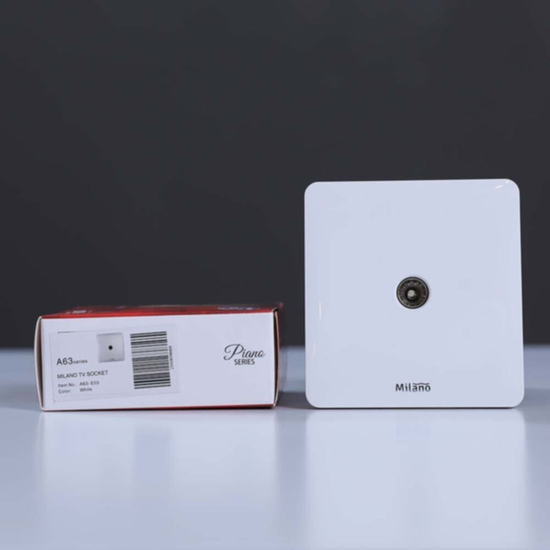 MILANO | Tv Outlet Wh Ps | 210100300404