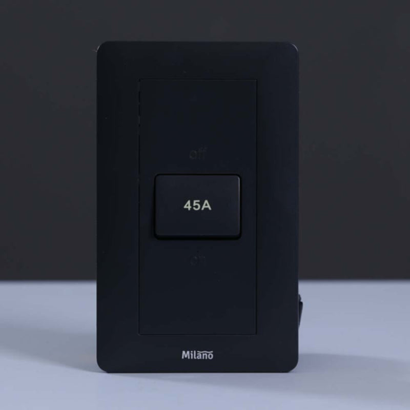 MILANO | 45A Dp Switch 6X3Mblk Ps | 210100300461