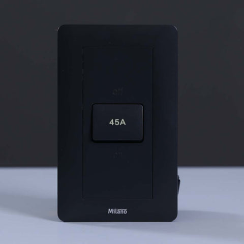MILANO | 45A Dp Switch 6X3Mblk Ps | 210100300461