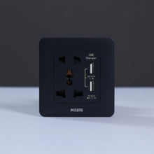 MILANO | 16A Single Universal Socket With Dual Usb | 210100300467