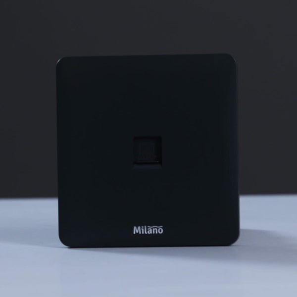 MILANO | Computer Socket(Cat-6)Mblk Ps | 210100300475