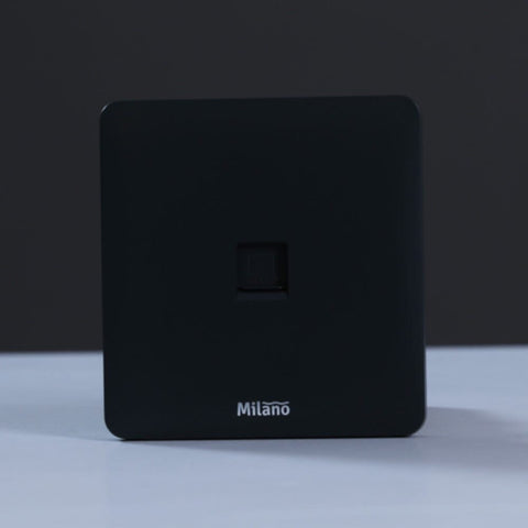 MILANO | Computer Socket(Cat-6)Mblk Ps | 210100300475