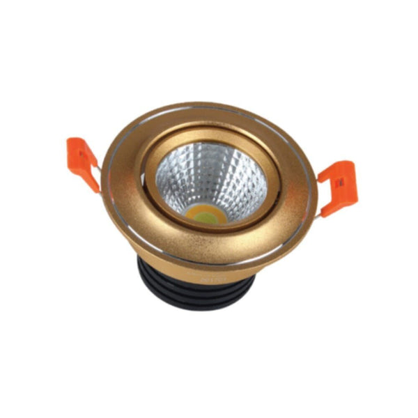 MILANO | 7W 3In1 Gold Frame Spot Light | 210301800022