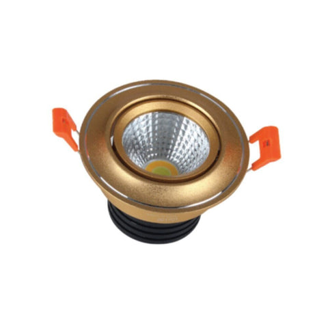 MILANO | 7W 3In1 Gold Frame Spot Light | 210301800022