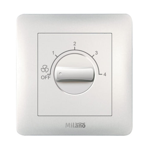 MILANO | 100W Step Fan Regulator Wh Ps | 210701200004