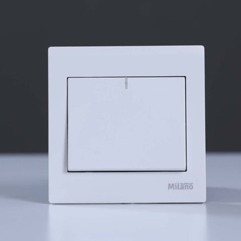 MILANO | 16A I Gang 1Way White | 210800100010