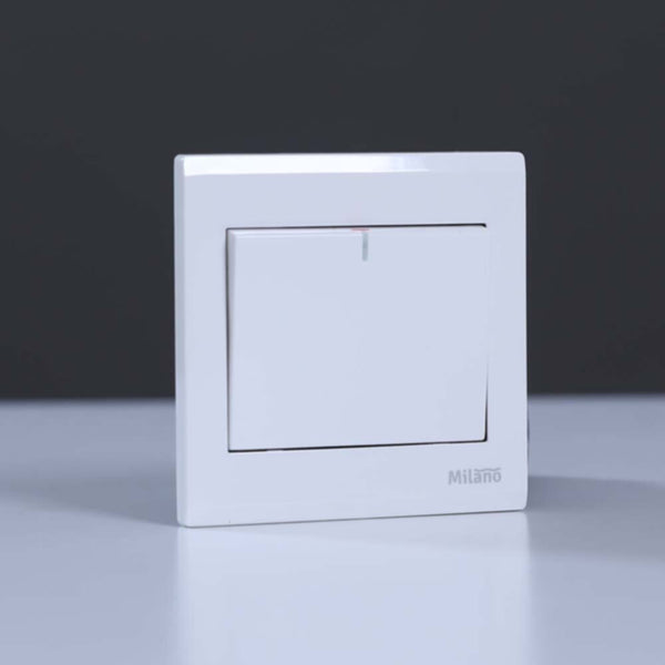 MILANO | 16A I Gang 1Way White | 210800100010