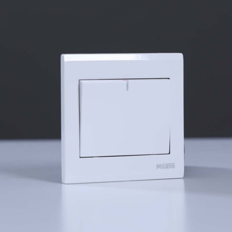 MILANO | 16A I Gang 1Way White | 210800100010