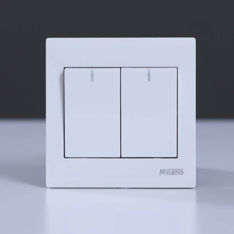 MILANO | 16A 2 Gang 2Way SwitchMpw | 210800100013