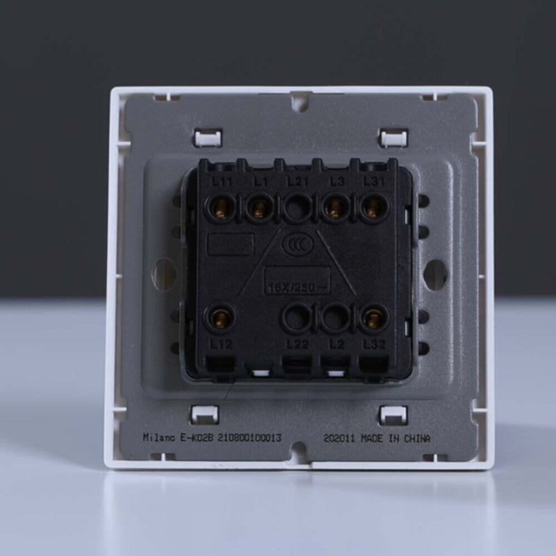 MILANO | 16A 2 Gang 2Way SwitchMpw | 210800100013
