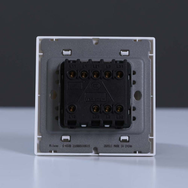 MILANO | 16A 3 Gang 2Way SwitchMpw | 210800100015