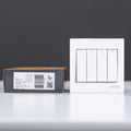 MILANO | 10A 4 Gang 1 Way SwitchMpw | 210800100016