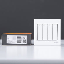 MILANO | 10A 4 Gang 1 Way SwitchMpw | 210800100016