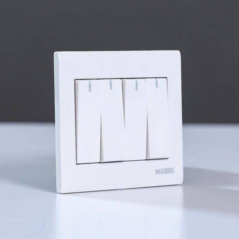 MILANO | 10A 4 Gang 2 Way SwitchMpw | 210800100017