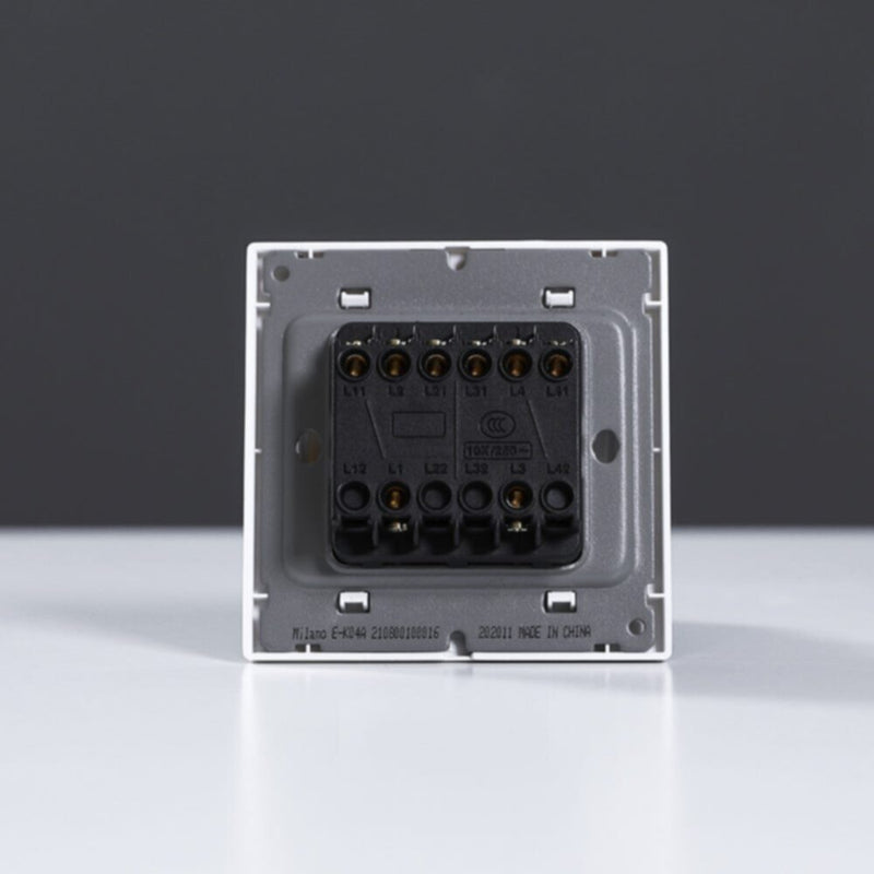 MILANO | 10A 4 Gang 1 Way SwitchMpw | 210800100016