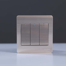 MILANO | 16A 3 Gang 2 Way Switch Gd | 210800100023